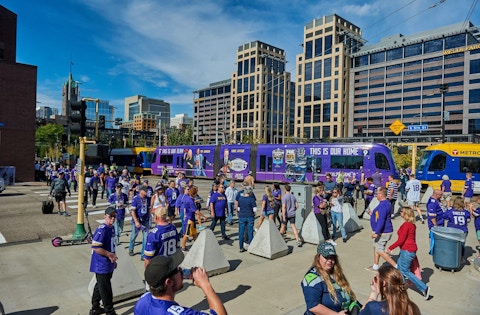 Minnesota Train Wrap - Purple - Outdoor Ads