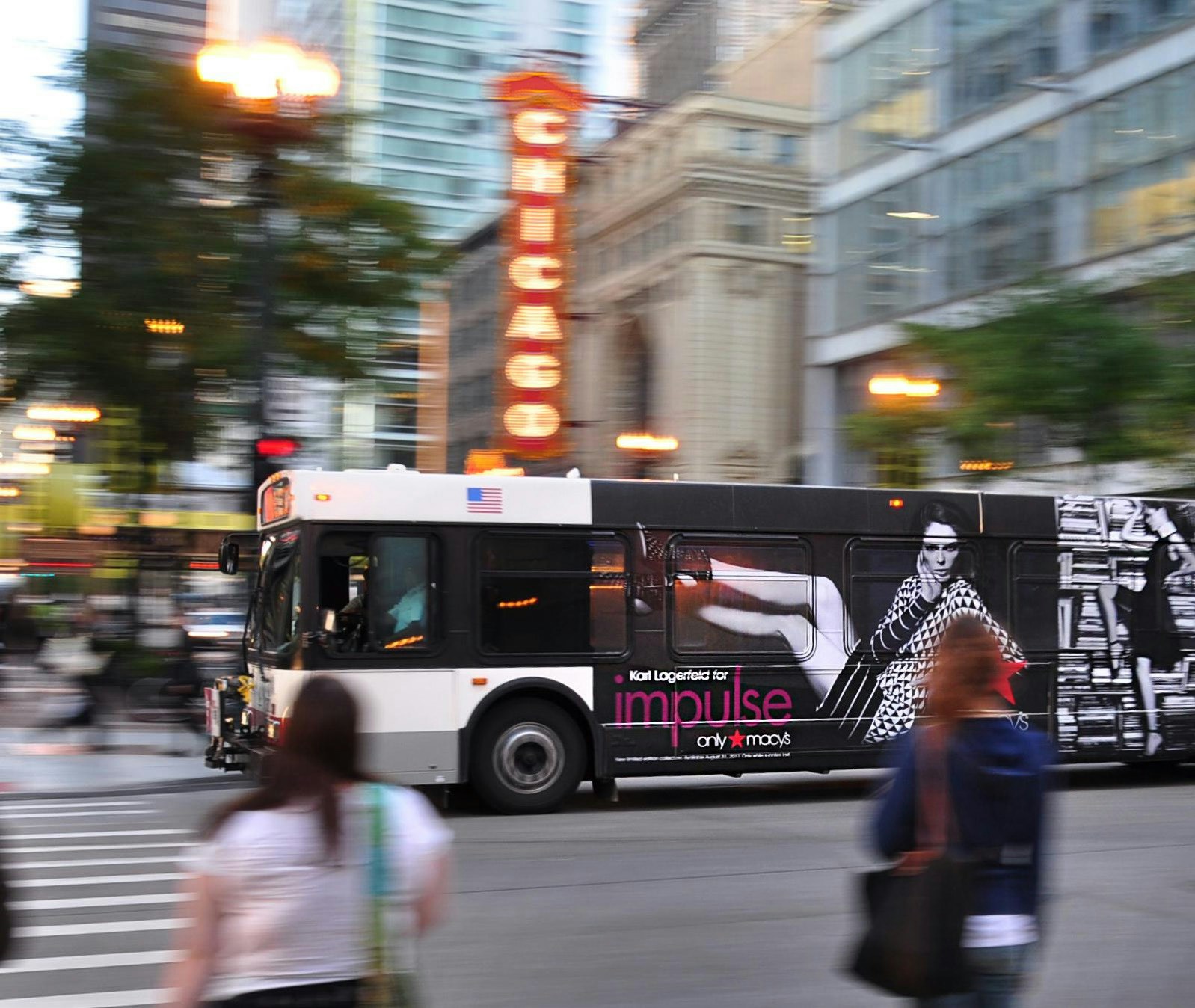Bus wrap in Chicago