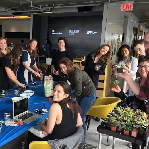 Social activities at Intersection offices