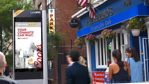 MillerCoors campaign on Link in New York