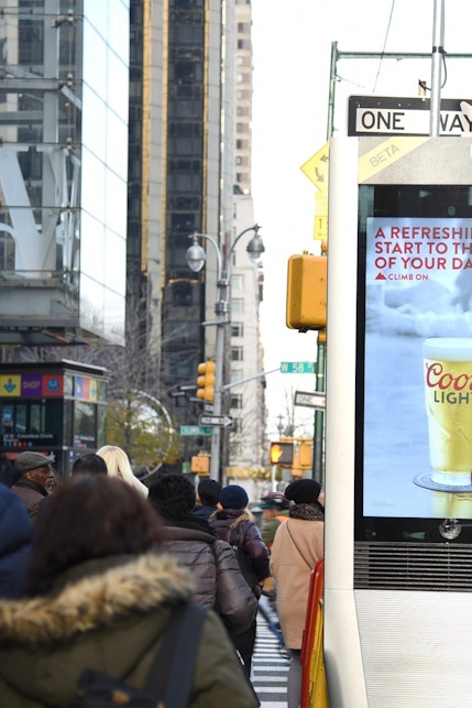 Link showing MillerCoors campaign in NYC