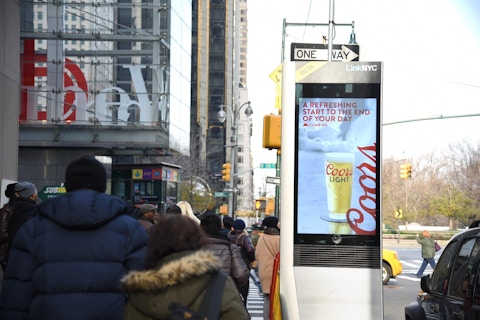 Link showing MillerCoors campaign in NYC