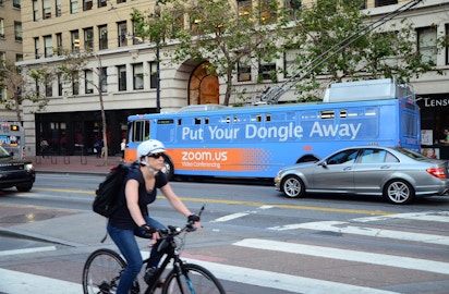 Zoom Bus Wrap in San Francisco