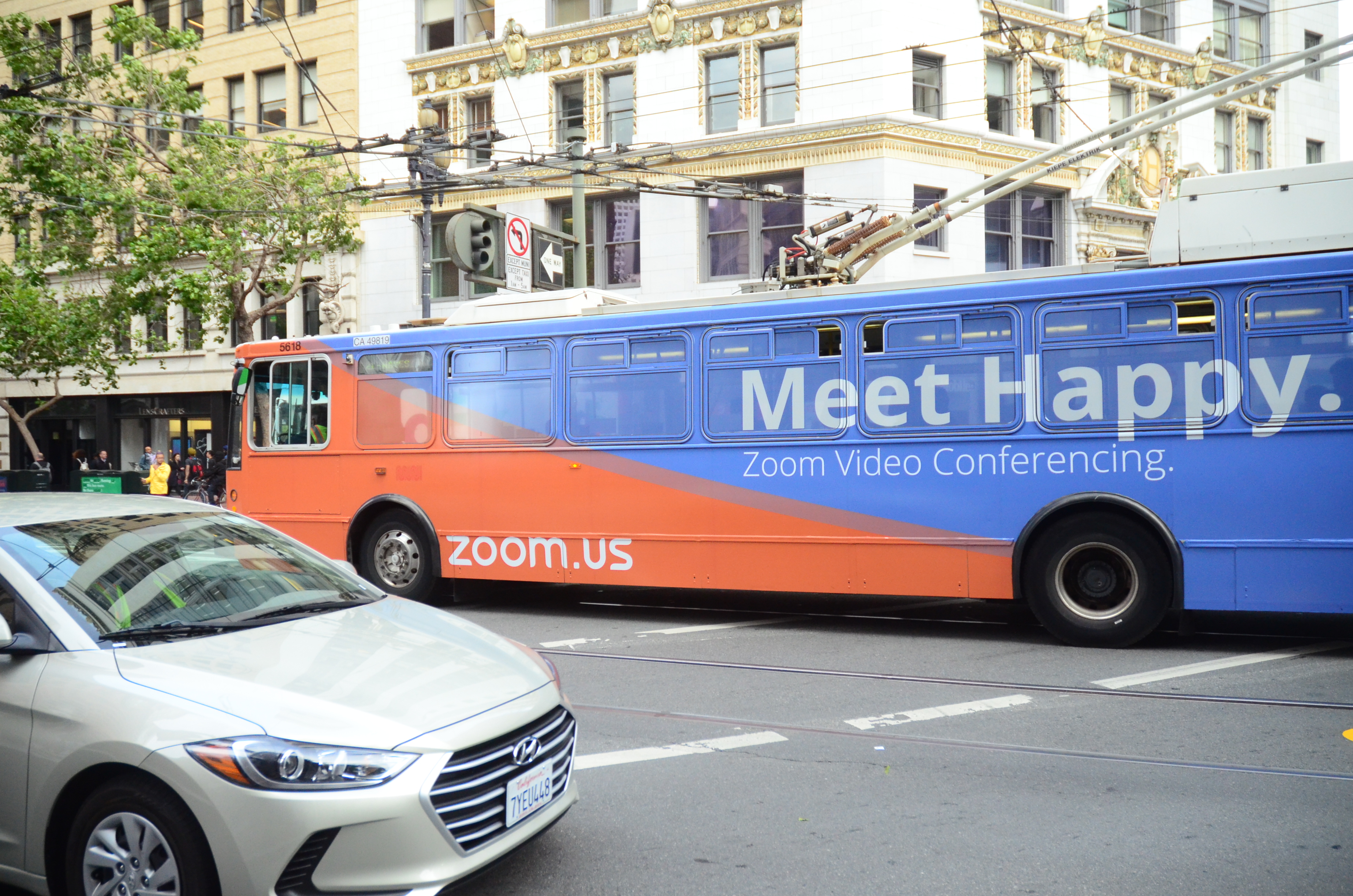 Zoom Bus Wrap in San Francisco