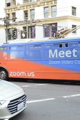 Zoom Bus Wrap in San Francisco