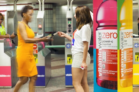 Vitaminwater offered free subway rides in Chicago's CTA